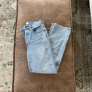 Aritzia Denim Forum Arlo High Rise Straight Jeans 28”